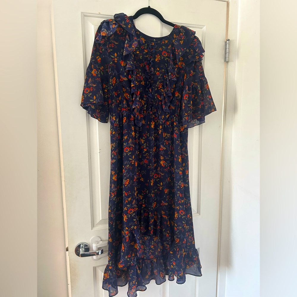 Madewell Floral Ruffle Dress - Picture 4 of 5